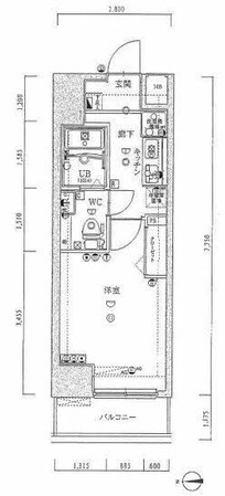 プレステージ西台ステーションフロントの物件間取画像